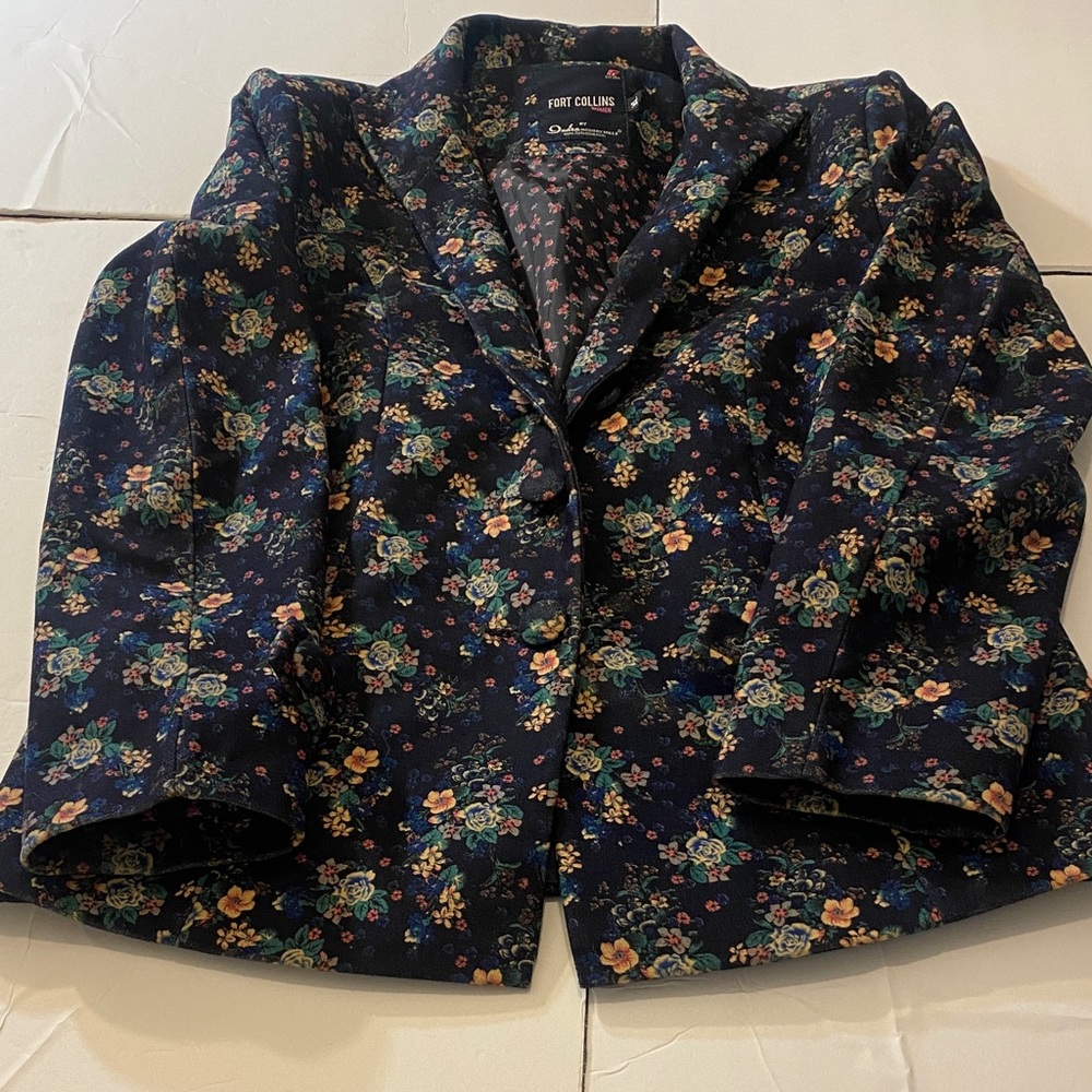Floral Women's Soft Brushed Cotton Jacket by Fort Collins